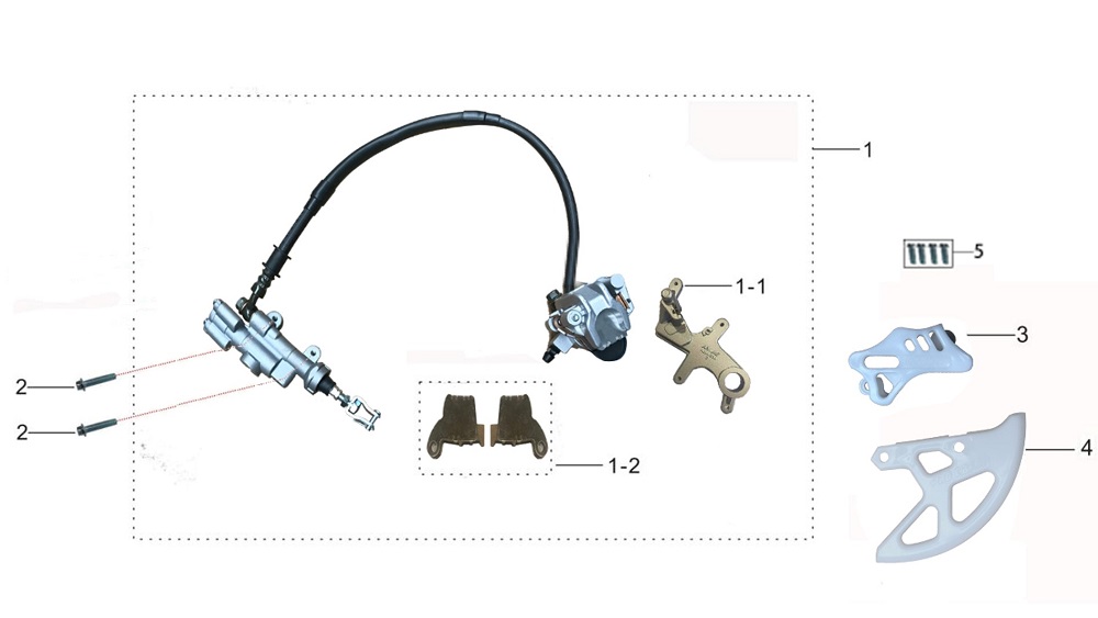 Задняя тормозная система