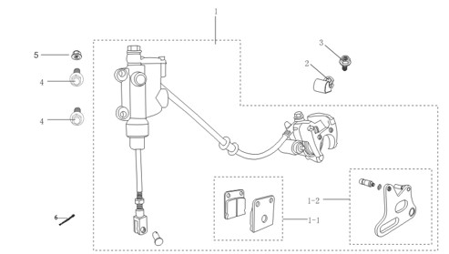 Задний тормоз