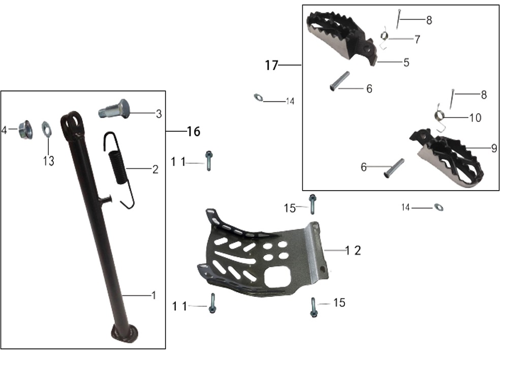 Подножки водителя