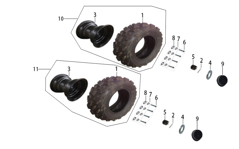 Заднее колесо