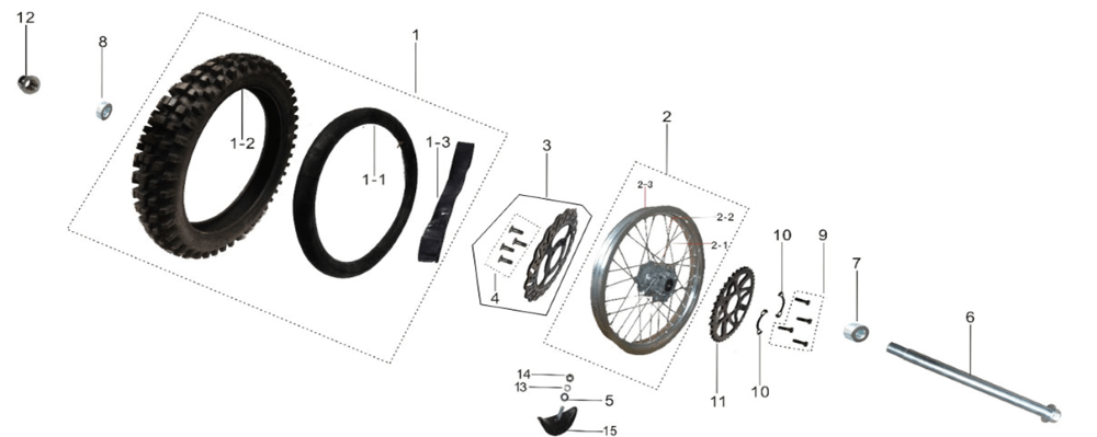 Заднее колесо