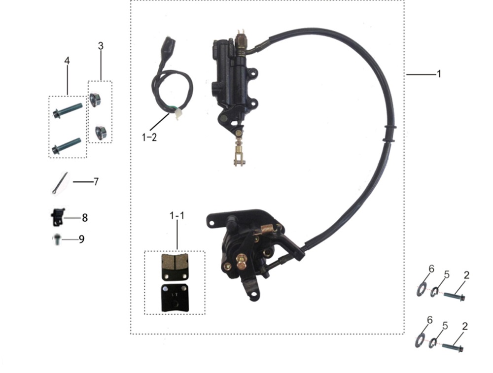 Задняя тормозная система