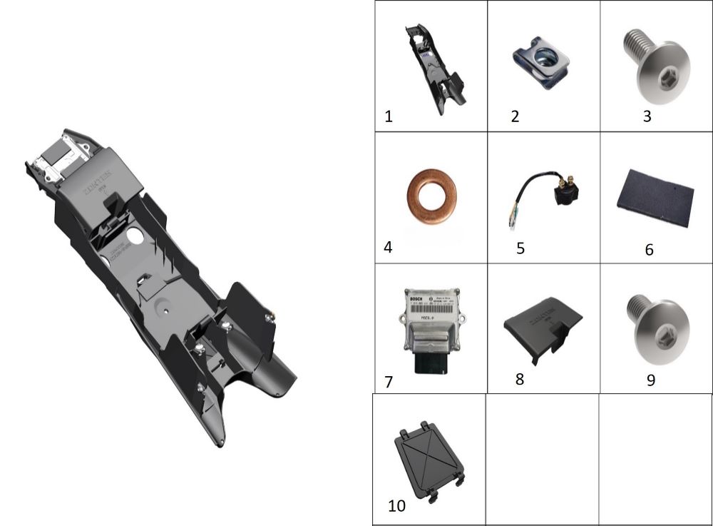 ЭБУ блок и корпус