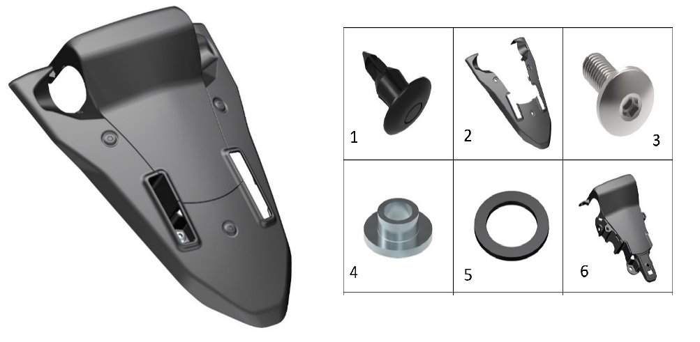Облицовка моторчика ветрового стекла