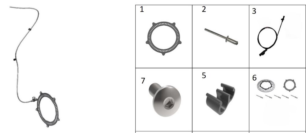 ABS колеса переднего