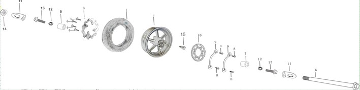 Заднее колесо