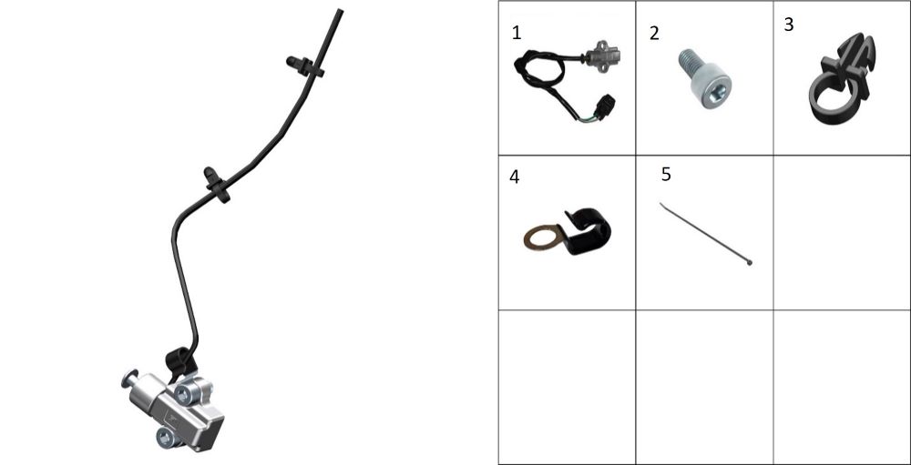 Концевик боковой подножки