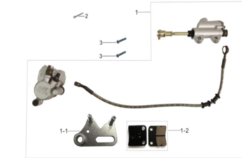 Задняя тормозная система