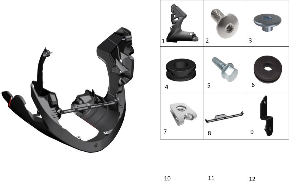 Обтекатель нижний