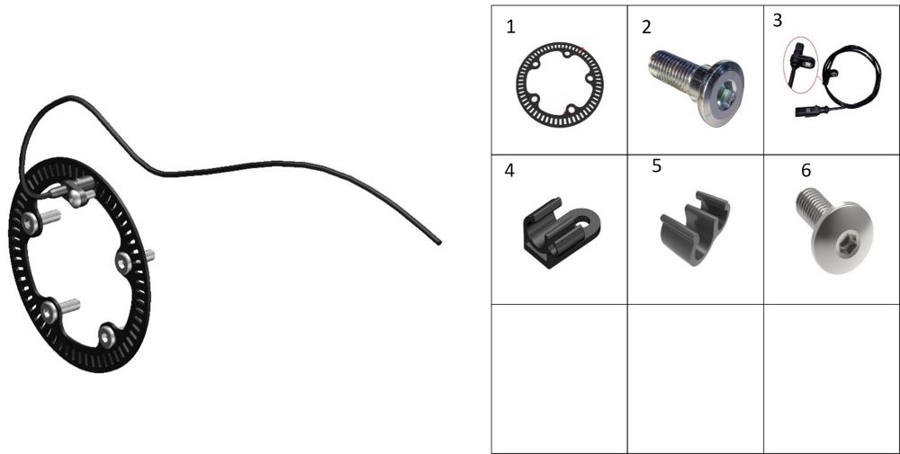 ABS колеса заднего