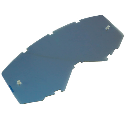 Стекло очков FLY RACING синее/тонированное с штифтами (детское)