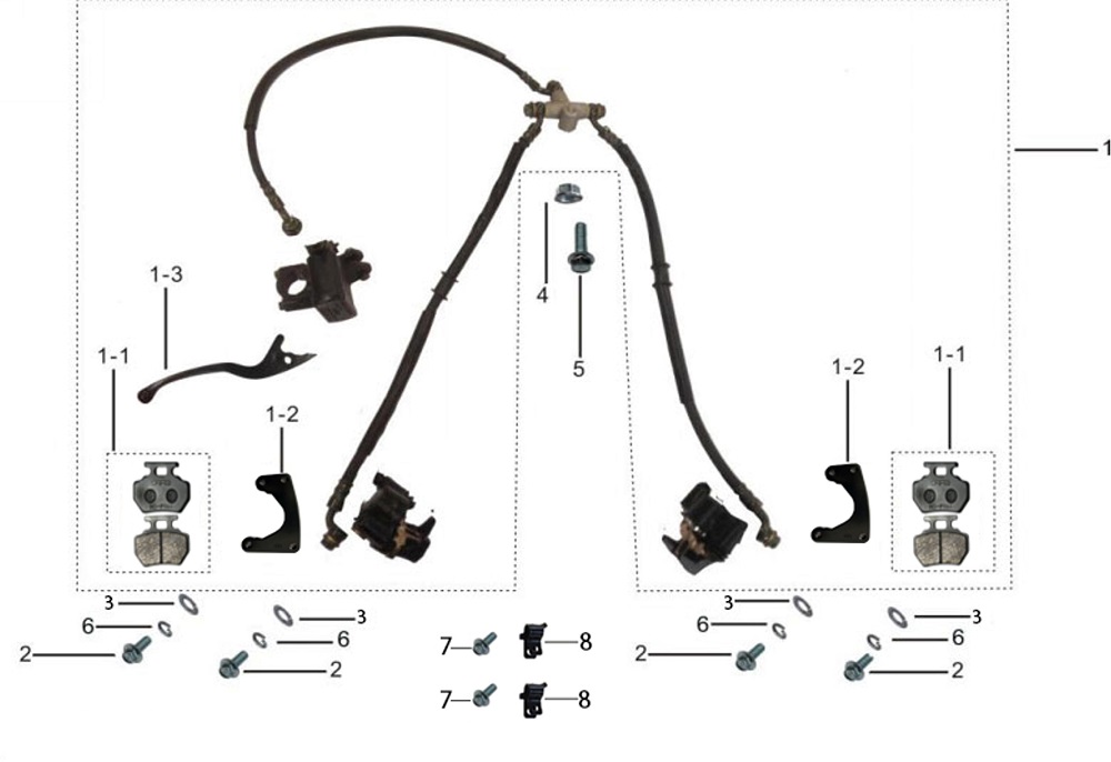 Передняя тормозная система