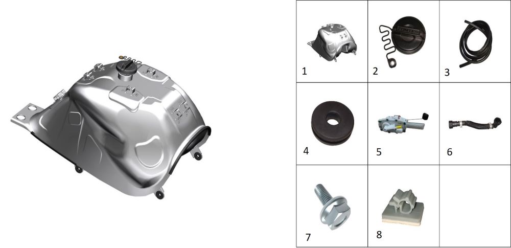 Бак топливный