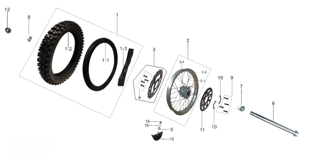 Заднее колесо