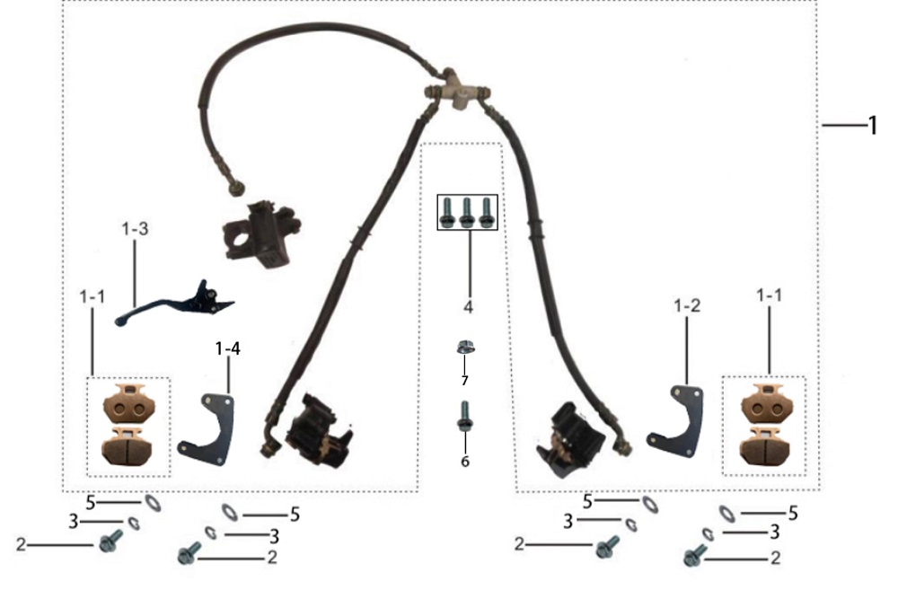 Тормозная система передняя