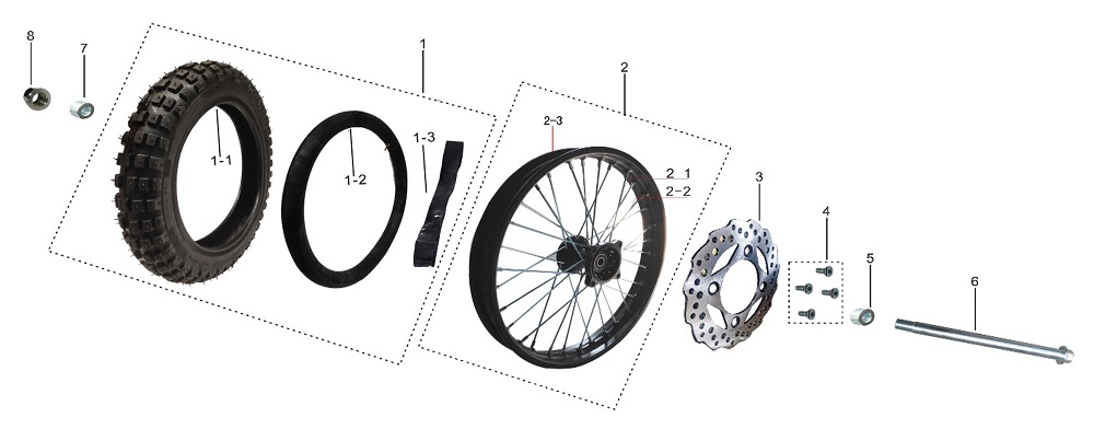 Переднее колесо