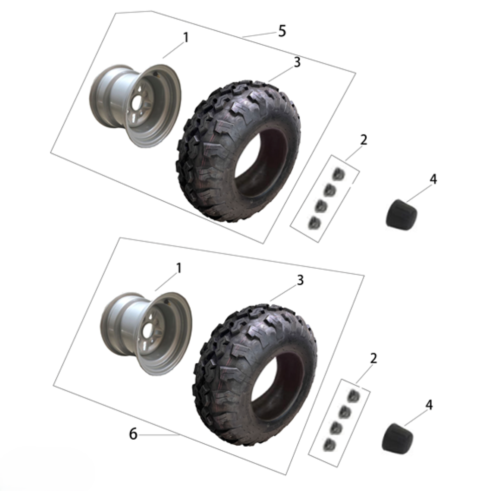 Заднее колесо
