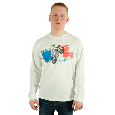 Футболка YCF длинный рукав (белый, S, 020148-815-2992)