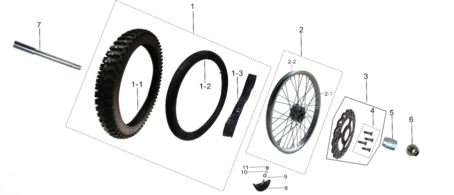 Переднее колесо