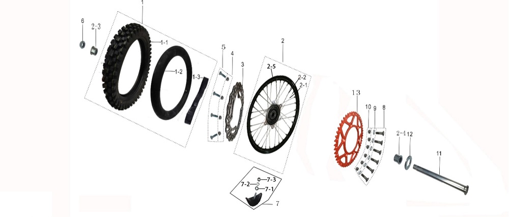 Заднее колесо