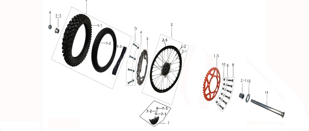 Заднее колесо