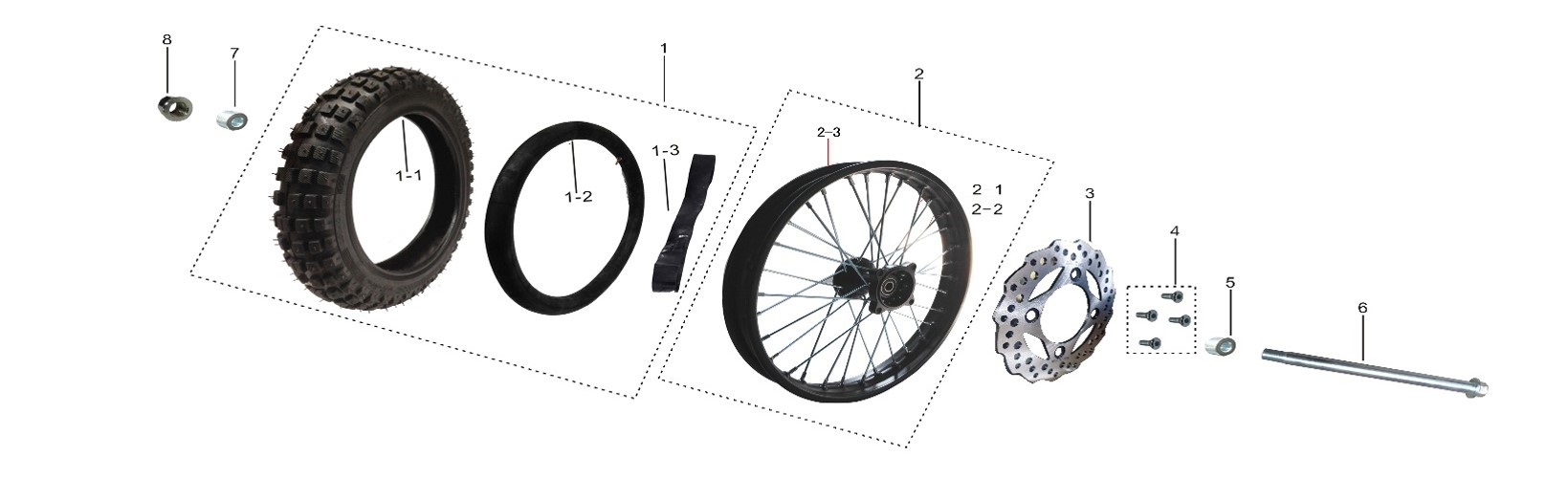 Переднее колесо