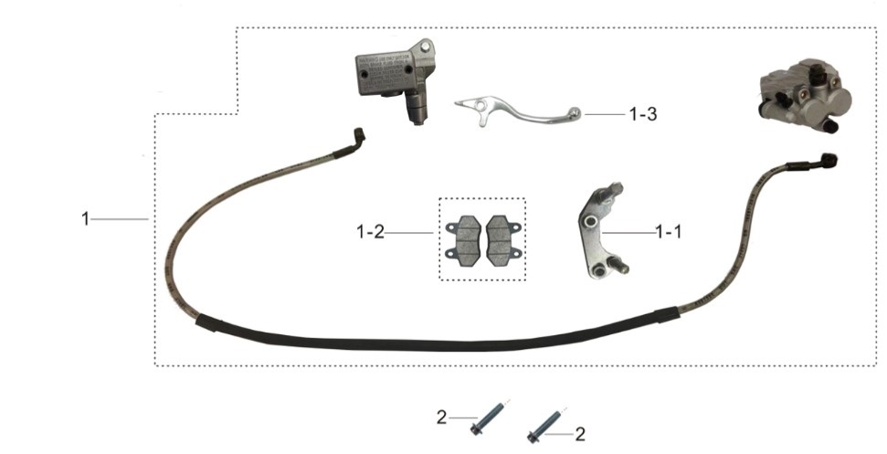 Передний тормоз
