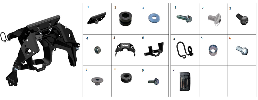 Кронштейн панели приборной