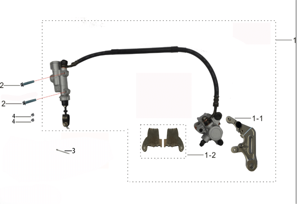 Задняя тормозная система