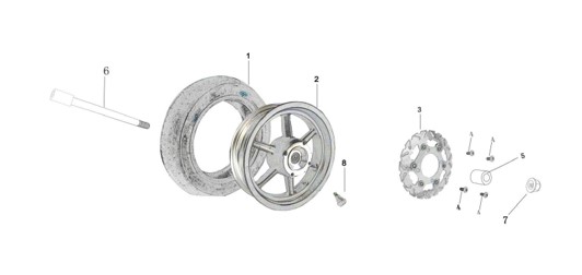 Переднее колесо