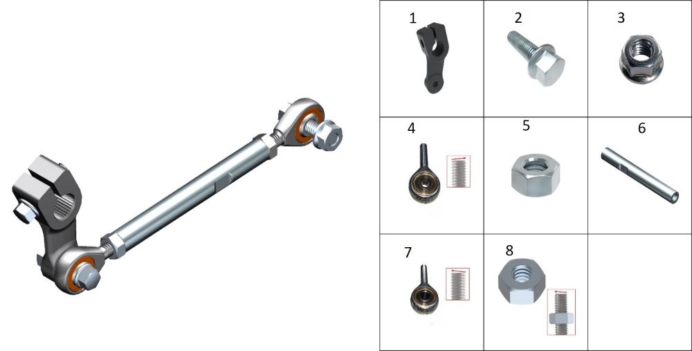 Тяга рычага переключения переда