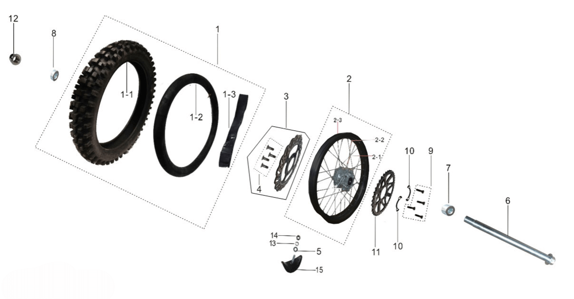 Заднее колесо