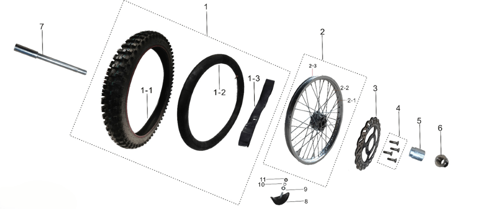 Переднее колесо