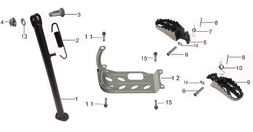 Подножки водителя