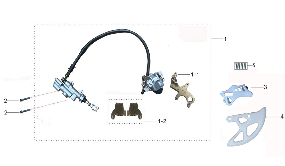 Задняя тормозная система