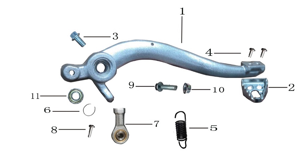 Педаль тормоза
