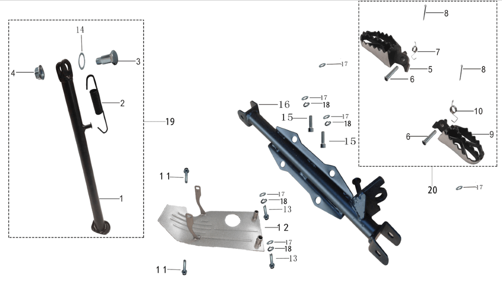 Подножки водителя