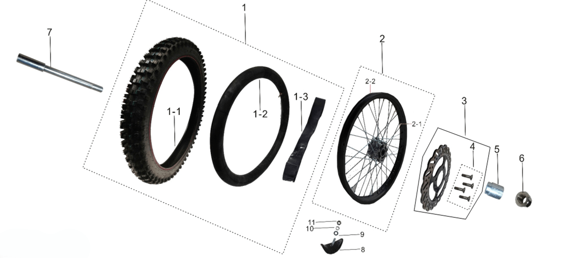 Переднее колесо