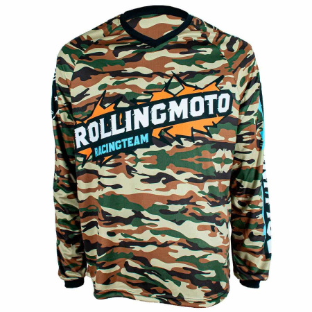 Джерси ROLLING MOTO RACING TEAM (камуфляж/хаки, S, 6430427-713-8618)