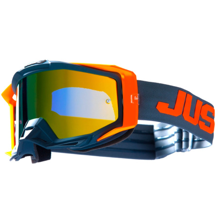 Очки для мотокросса JUST1 IRIS 2.0 (оранжевый/серый, , 1560035-604-9259)