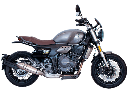 Мотоцикл CYCLONE RE5 (SR600) ПТС (серый, обрешетка, 1560555-796-8548)