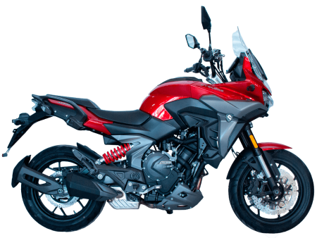 Мотоцикл CYCLONE RX6 (SR650) ПТС (красный, обрешетка, 1560555-796-9689)