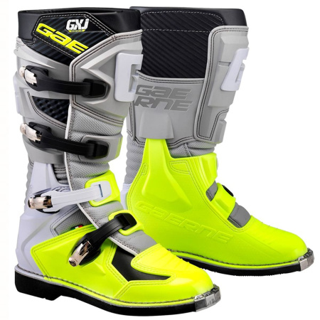 Мотоботы GAERNE GX-J (серый/Hi-Vis желтый, 33, 040303-953-7327)