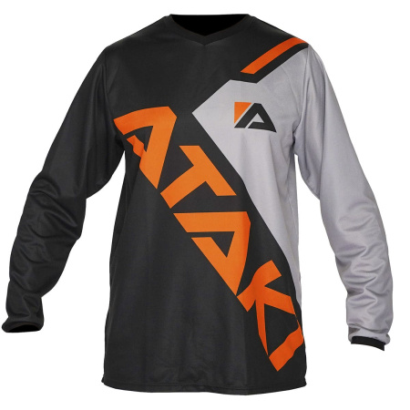 Джерси ATAKI Impact (черный/серый/оранжевый, S, 6430427-713-3412)