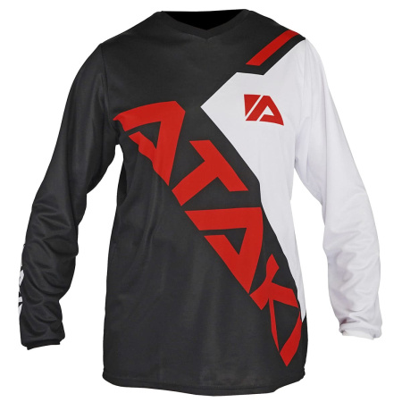 Джерси ATAKI Impact (черный/белый/красный, XL, 6430427-713-4223)