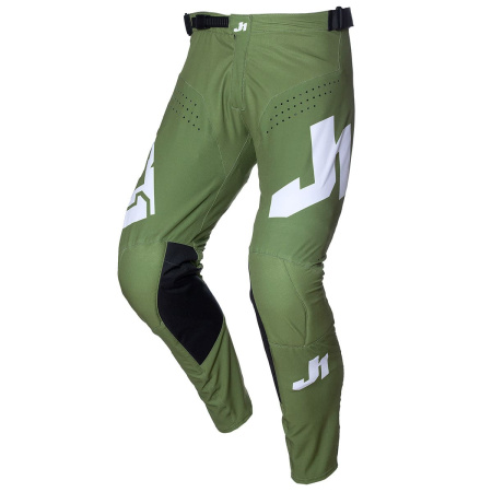 Брюки для мотокросса JUST1 J-ESSENTIAL (темно-зеленый/черный/белый, 32, 1560035-930-1660)