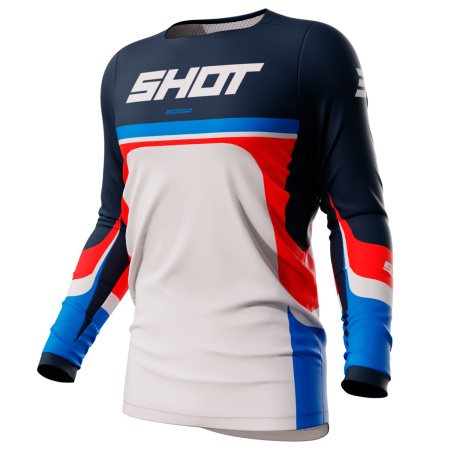 Джерси SHOT CONTACT LEGEND  (синий/белый/красный/голубой, M, A07-12B1-A01-09)