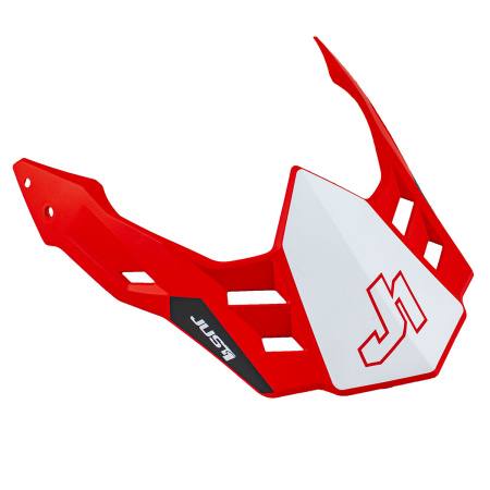 Козырек для шлема JUST1 J34 PRO OuterSpace (черный/красный/белый матовый, , 1560035-607-5675)