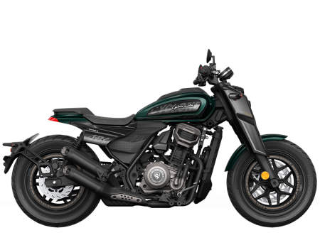 Мотоцикл CYCLONE AQS401 AMT ПТС (зеленый, обрешетка, 1560555-796-5879)