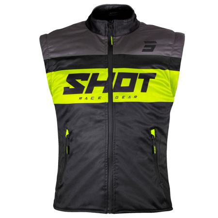 Жилет SHOT BODYWARMER LITE (черный/Hi-Vis желтый, XL, A08-15A1-A01-11)